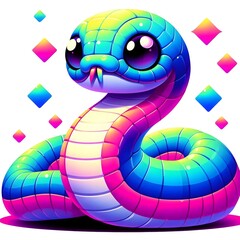 Obraz premium illustration of a snake