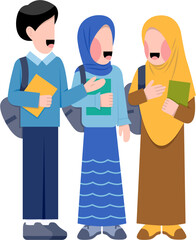 Character Of Happy College Students