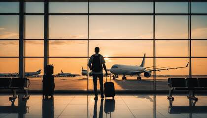 airplane at the airport