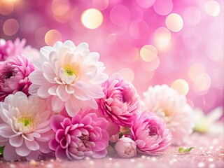 Obraz premium Soft and Serene Pink and White Background Ideal for Elegant Designs and Creative Projects