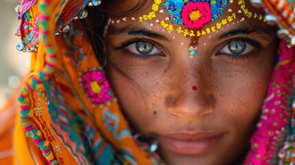 Fototapeta premium People are showing off their diverse and rare culture through festivals or specialized events, as well as high-resolution photography.