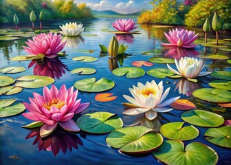 Step-by-Step Guide to Painting Water Lilies on Canvas for Beginners and Art Enthusiasts