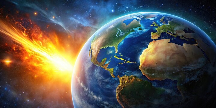 Stunning Visualization of Earth Before Theia Impact - A Glimpse into Prehistoric Planetary Formation
