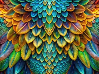 Obraz premium Vibrant and Intricate Wing Pattern Design Perfect for Nature, Textiles, and Artistic Applications