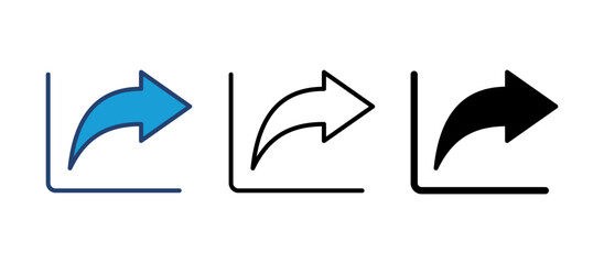 Share icon vector. Sharing vector icon