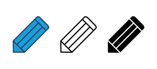 Pencil icon vector. pen symbol. edit icon vector