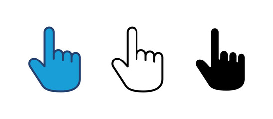 Hand icon vector. hand vector icon, palm