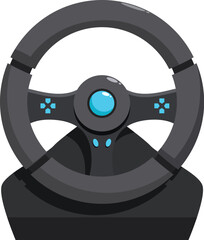 Gaming steering wheel allowing gamers to experience realistic racing simulations