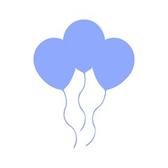 Birthday clip art design on plain white transparent isolated background for card, shirt, hoodie, sweatshirt, apparel, tag, mug, icon, poster or badge