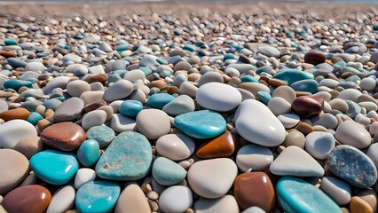 Obraz premium pebbles on the beach