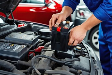 Electric Battery Repair and Maintenance by Skilled Technicians at Auto Repair Service
