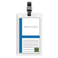 Plastic film for identification card