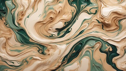 background texture on creme and liqid . Generative Ai 