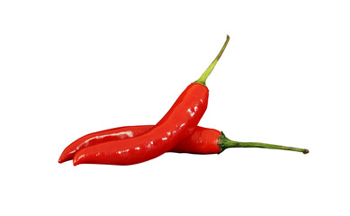 red hot chili peppers isolated