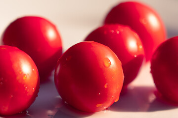 tomatoes on the table