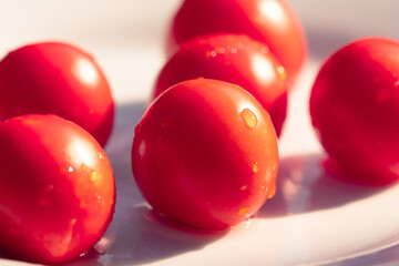 tomatoes on the table
