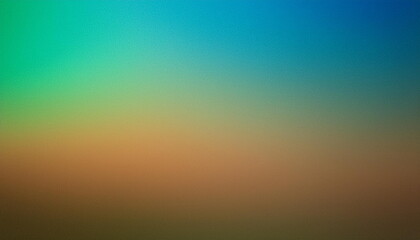 Obraz premium abstract grainy gradient color of blue, green and brown background, modern abstract color background and wallpaper