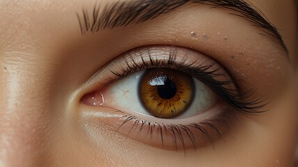 Fototapeta premium close up of a female eye