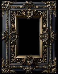 antique gold picture frame