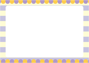 シンプルな図形で描いたハロウィンカラーの背景イメージ