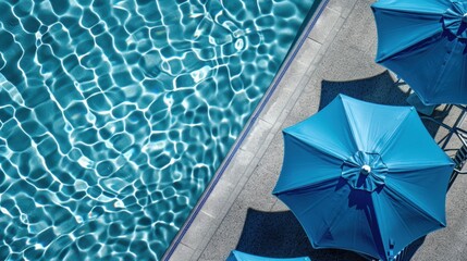 Poolside Umbrellas: These large, adjustable umbrellas provide essential shade for swimmers and loungers, ensuring comfort from the sun's harsh rays.
