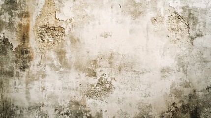Fototapeta premium Textured Old Wall with Faded Paint and Cracks