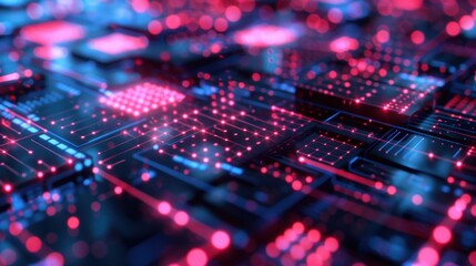 Obraz premium Quantum Error Correction: A crucial process for quantum systems, designed to identify and rectify errors in qubits while safeguarding the stored information. 
