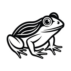 FROG vector logo icon design template