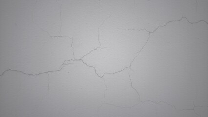 Small cracks on the white wall