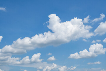Blue sky and clouds for background