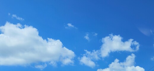 blue sky with clouds