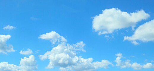 blue sky with clouds