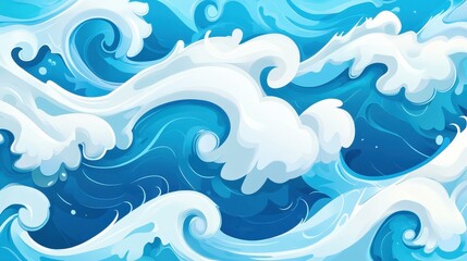 Stunning overhead shot of the Pacific Ocean, capturing turbulent waves and vibrant textures in an eyecatching composition.