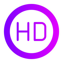 hd gradient icon