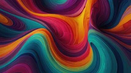 Fototapeta premium Abstract Swirling Colors
