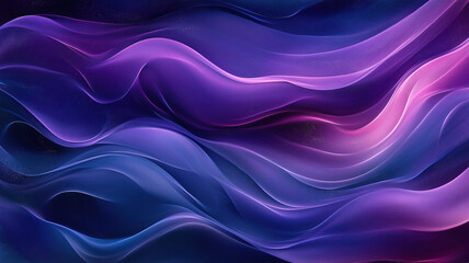 Obraz premium Chic Abstract Wave Background with a Blend of Midnight Blue and Light Gray for Textures