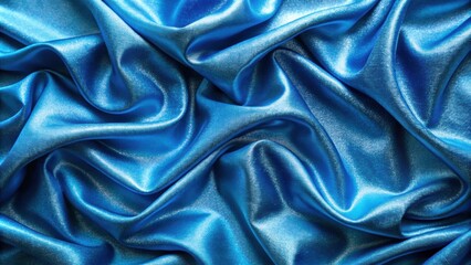Obraz premium Seamless background of blue shiny fabric texture, Blue, Shiny, Textile, Material, Smooth, Background, Seamless, Fabric, Texture
