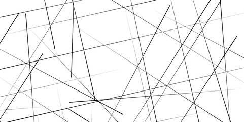 Obraz premium Modern, contemporary art-like illustration, simple classic texture of two colors black and white.