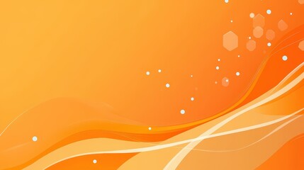 Stunning orange backdrop with hexagonal dots and soft waves, ideal for modern banners and graphic designs that pop.