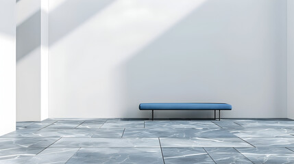 The image can be named Cozy Vintage Room with Wooden Floor and Simple Furniture