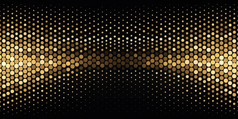 Abstract background with golden dots on a black background, gold, shiny, luxury, elegant, festive, sparkly, glitter