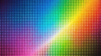 Abstract halftone pattern in various colors and shapes , design, digital, background, geometric, texture, vibrant