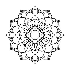 Abstract background mandala design.