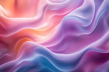 Obraz premium Abstract Gradient Waves of Pink, Purple, and Blue