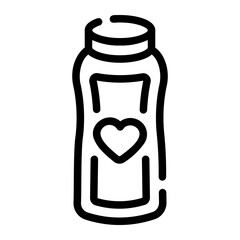 baby powder Line Icon