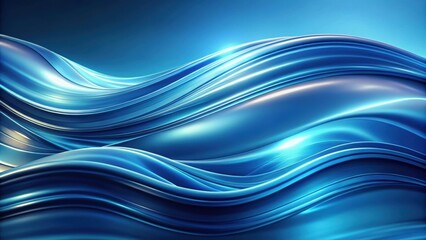 Luxurious blue wave wallpaper with subtle gradient tones and fluid motion, luxury, blue, wave, wallpaper, gradient, tones