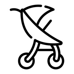 stroller Line Icon