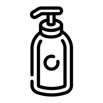 recommend clip art: shampoo Line Icon