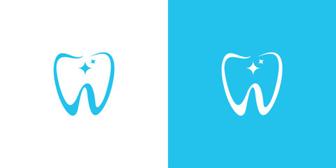 Modern and professional dental logo design