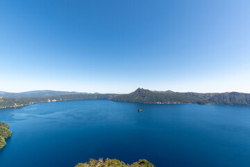 北海道　快晴の摩周湖